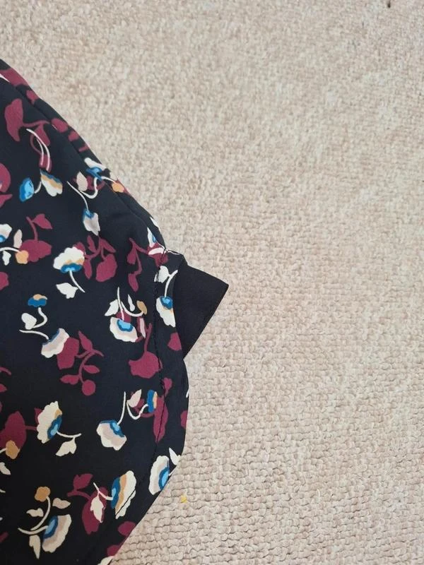 Formul Vestido vintage floral retro negro T36 – photo 15